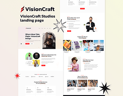 VisionCraft Design: landing page