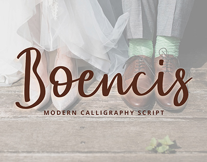 Boencis Modern Calligraphy Script Font