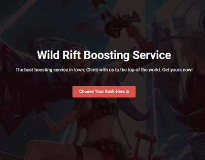 Wild Rift Boosting Website
