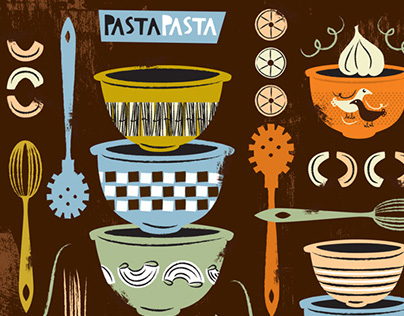 Pasta + Pyrex: Surface Design