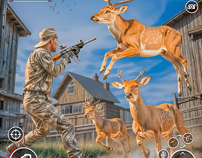 Deer Hunting game renders