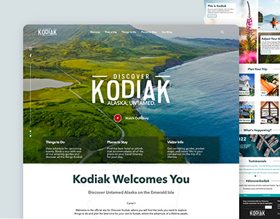 Discover Kodiak - Web Design