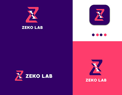 zeko lab logo design, z lettermark logo design