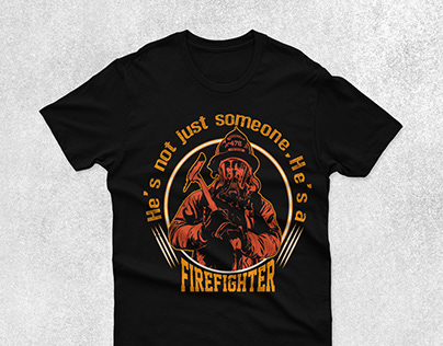 Firefighter T-shirt Design