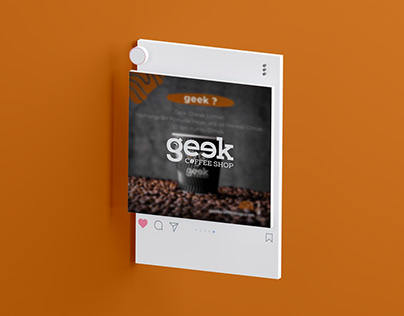 Social Media, Web Design "Geek Coffee Shop"
