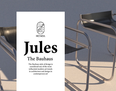 Bauhaus-style stool