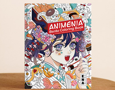 Animenia Bento Coloring Book for Adult