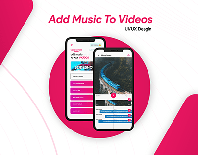 Add Music to Videos - (UI/UX Design)