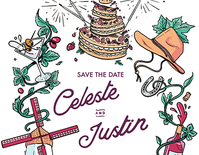 Celeste & Justin Save The Date