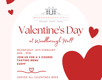Valentine's Bliss: Woodborough Hall, Your Nottingham