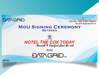 MoU Signing Ceremony Print Design