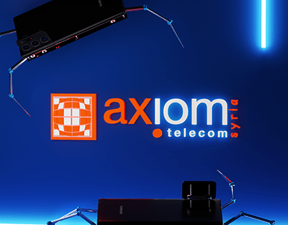 Axiom Telecom 3D Branding