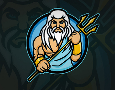 Poseidon Mascot Logo | For Sale