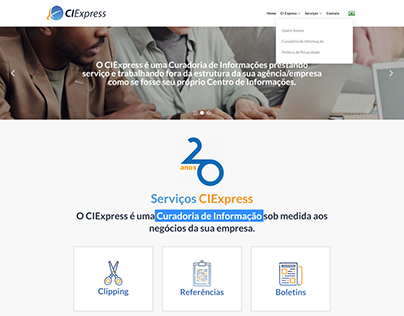CI Express – Site Institucional para Curadoria