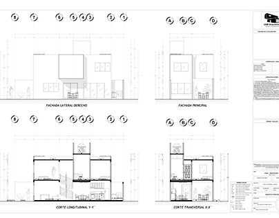 Elaboración de planos - Casa - Habitación en AutoCAD