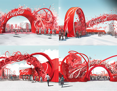 Coca Cola Brand Activation Outdoor Design Concept