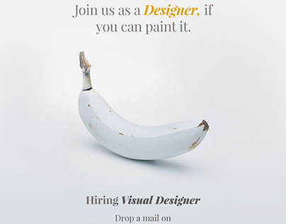 Hiring - Visual Designer