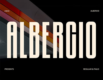 Albercio - Super Condensed | Free Font