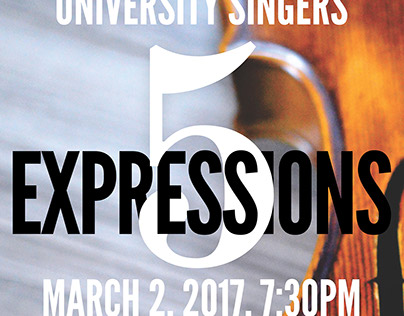 Concert Poster: "5 Expressions"