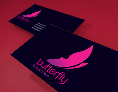 "Butterfly" Beauty Salon logo concept