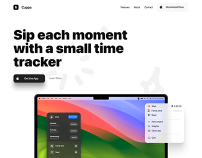Cuppa Landing Page