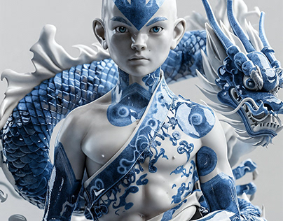 The New Airbender / Avatar / Aang / AI Concept Art