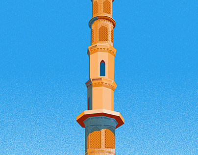 Minaret in Kashgar - 2