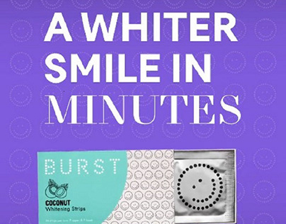 Instant Whiter Smile With BURST Whitening Strips