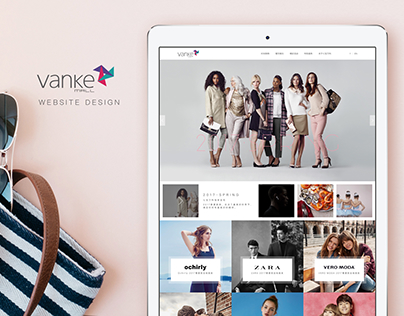 Website Design of Vanke Mall