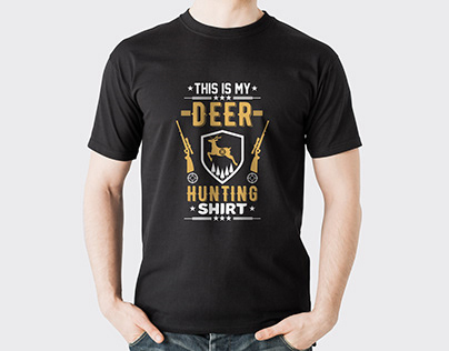 This is my Deer hunting T-shirt design.