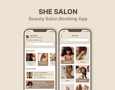 SHE Salon - Beauty Salon Booking App