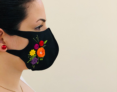 flowery mask