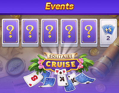 Game UI/UX Events Solitaire Cruise