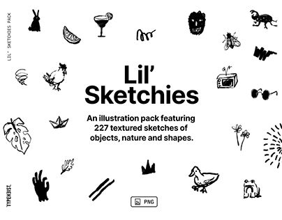 Lil' Sketchies Illustration Pack