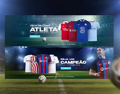Banners Futebol | E-commerce