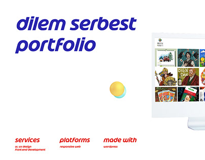 Dilem Serbest portfolio web design