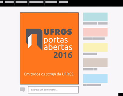 Chamada UFRGS Portas Abertas 2016