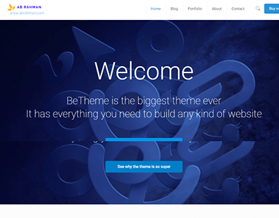 theme Page with responsive design by betheme