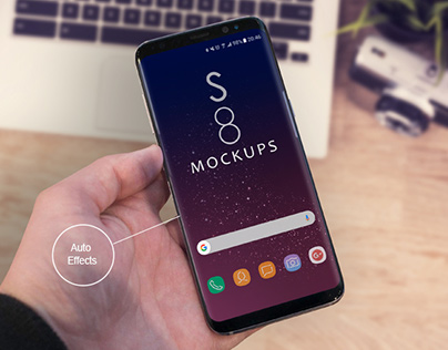Galaxy S8 Photo-realistic Mockups