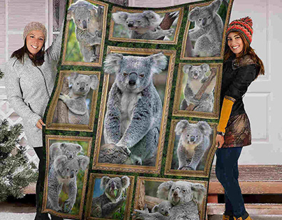 3D Koala Blanket – Wild Animals Blanket