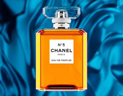 Chanel No. 5 Perfume Bottle CGI Photography