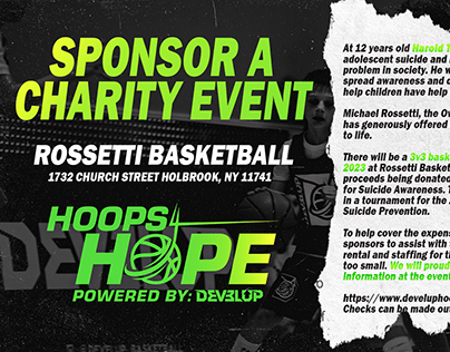Hoops for Hope Sponsorship Graphic