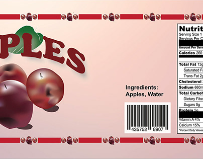 A Can of Apples Mockup Design