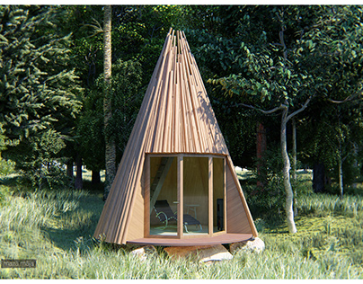 Silent Meditation Forest Cabins - mazā māja