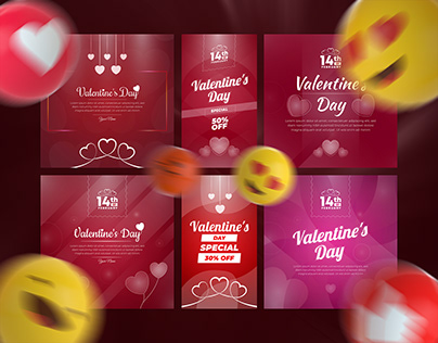 Valentine's Day - Social Media Post & Story