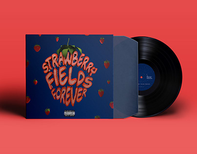 embalagem de disco vinil: Strawberry Fields
