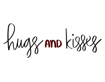 Hugs And Kisses SVG