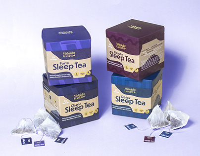 Sleep Tea Packaging Design & Visual Identity