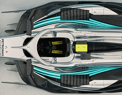 Mercedes W15 2024 Concept Livery