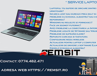 Reparatii si service laptop in Timisoara